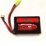 АКБ StormPower 1600mAh 7.4V 30C 66x43x16 AUG, приклад весло, М249